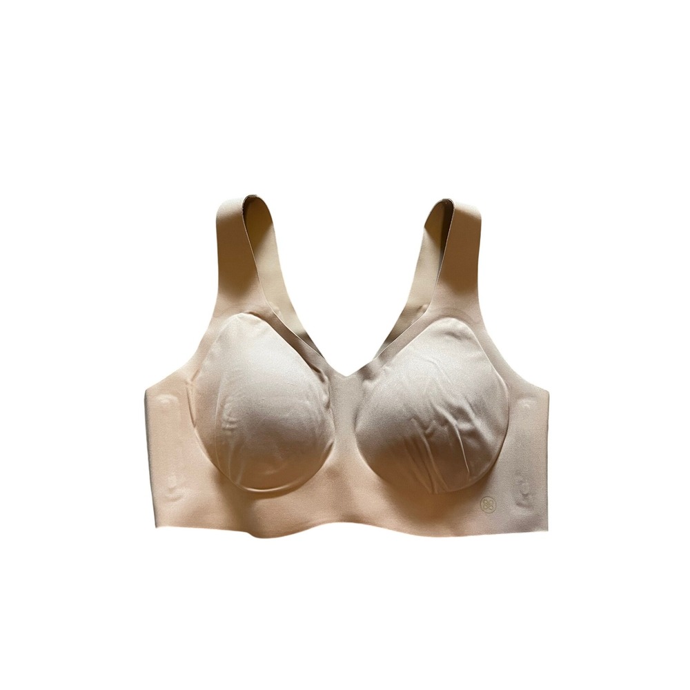 Honeylove Crossover Bra Tan Nude Wireless Seamless Padded LWBR0102 Size XS 32B/C